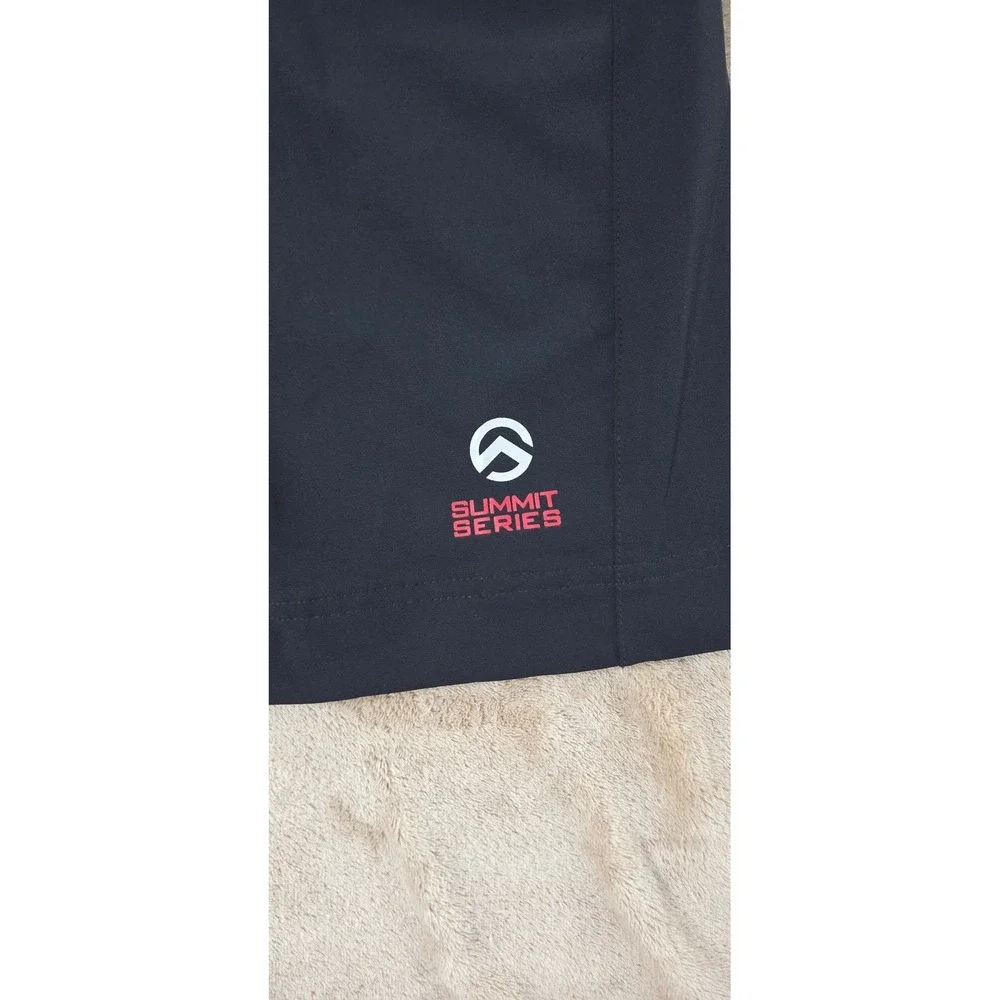 The North Face Summit Series Belted Pants Men's 36x32 Black Stretch Hiking EUC